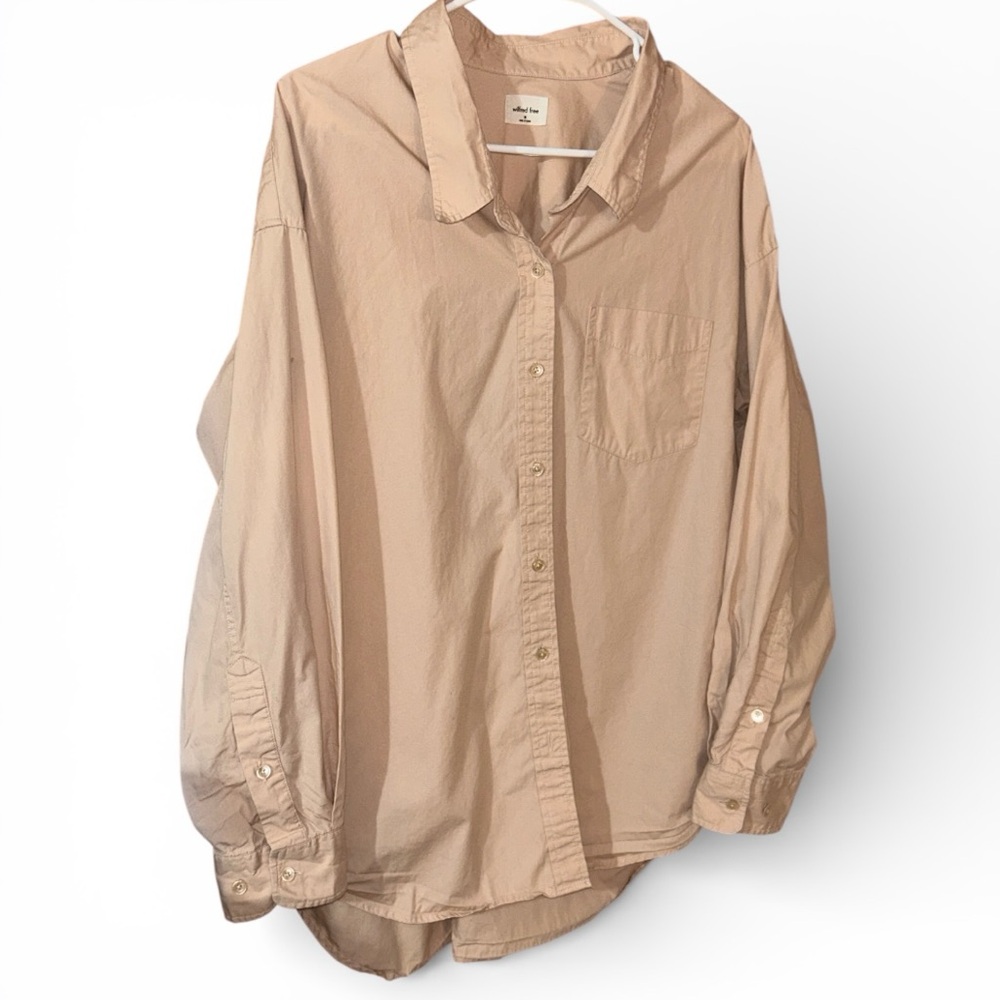Wilfred Free Relaxed Organic cotton button-up shirt size medium - Picture 13 of 14